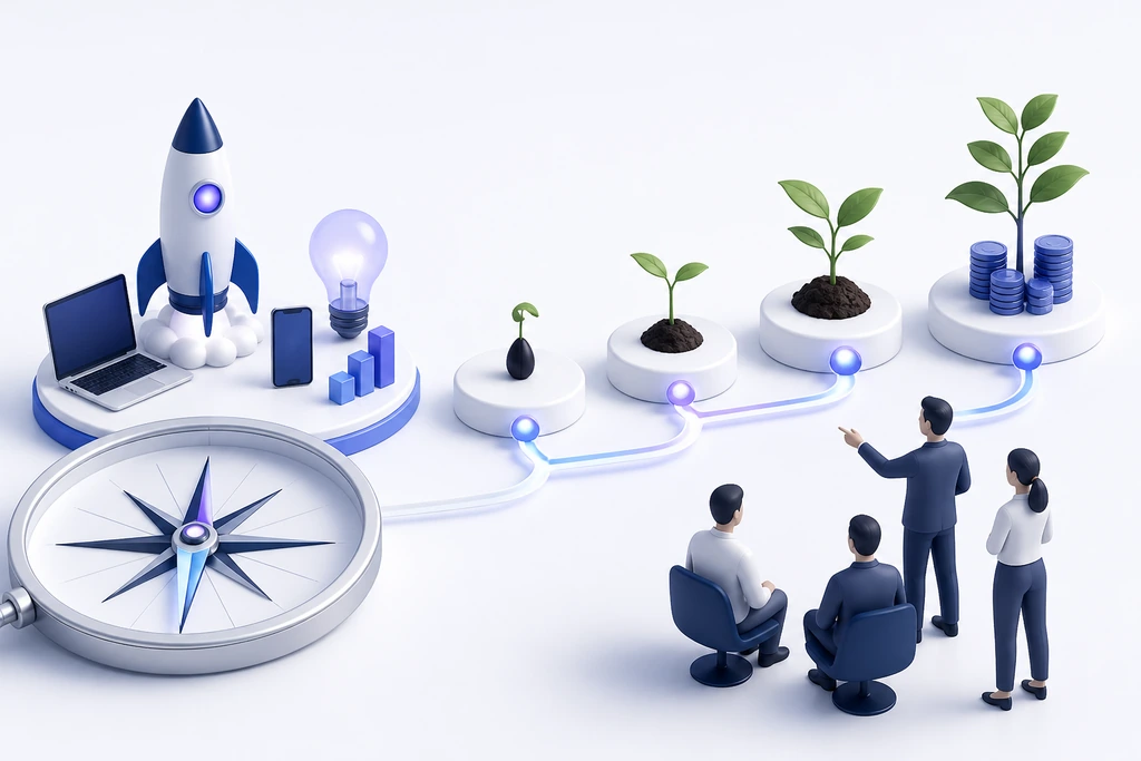 Principios de inversión en startups tecnológicas y fases semilla
